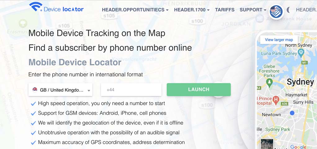 Aplikacja do wyszukiwania i odnajdywania telefonów na mapach | Device-Locator